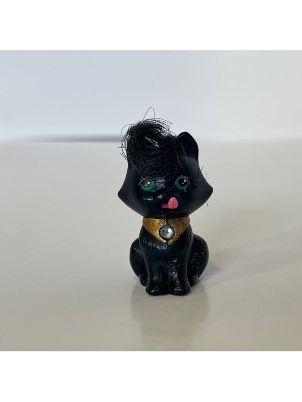 Vintage Kenner Littlest Pet Shop 1994 Royal Bombay Kitty Car Black Sparkling LPS